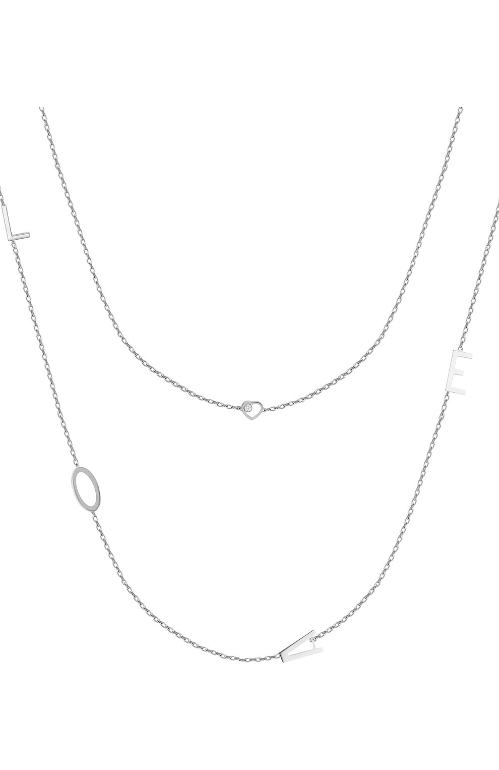 Женские колье CHOPARD белого золота цвета, арт. 819214-1001 | Фото 1