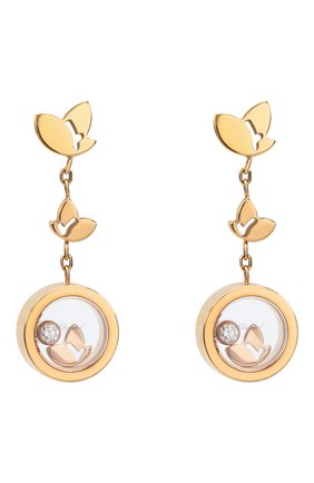 Женские серьги CHOPARD розового золота цвета по цене 339700 руб., арт. 837350-5001 | Фото 1 Женские серьги CHOPARD розового золота цвета, арт. 837350-5001 | Фото 1