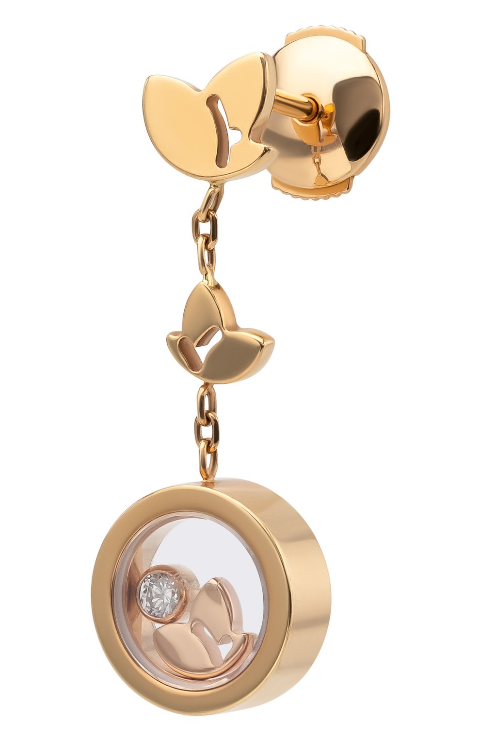Женские серьги CHOPARD розового золота цвета по цене 339700 руб., арт. 837350-5001 | Фото 2 Женские серьги CHOPARD розового золота цвета, арт. 837350-5001 | Фото 2