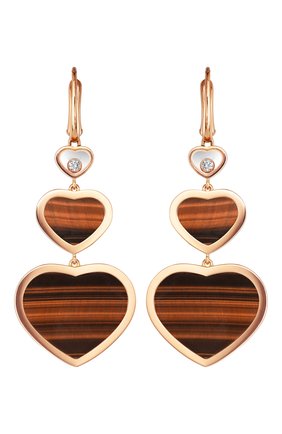 Женские серьги CHOPARD розового золота цвета по цене 517450 руб., арт. 837482-5203 | Фото 1 Женские серьги CHOPARD розового золота цвета, арт. 837482-5203 | Фото 1