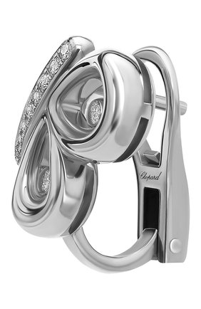Женские серьги CHOPARD белого золота цвета по цене 497700 руб., арт. 849511-1201 | Фото 2 Женские серьги CHOPARD белого золота цвета, арт. 849511-1201 | Фото 2