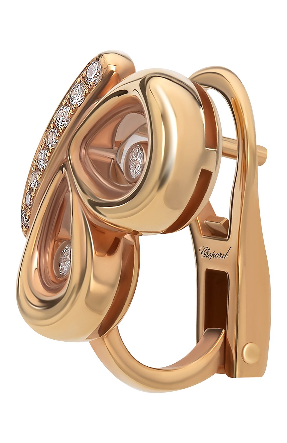 Женские серьги CHOPARD розового золота цвета по цене 513500 руб., арт. 849511-5201 | Фото 2 Женские серьги CHOPARD розового золота цвета, арт. 849511-5201 | Фото 2
