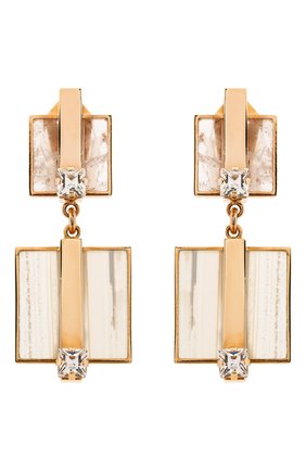 Женские серьги CRYSTALLINE JEWELLERY золотого цвета по цене 20380 руб., арт. 355C | Фото 1 Женские серьги CRYSTALLINE JEWELLERY золотого цвета, арт. 355C | Фото 1
