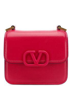Женская сумка vsling micro VALENTINO фуксия цвета по цене 86250 руб., арт. TW0B0G44/HFB | Фото 1 Женская сумка vsling micro VALENTINO фуксия цвета, арт. TW0B0G44/HFB | Фото 1 (Сумки-технические: Сумки через плечо; Материал: Натуральная кожа; Размер: mini; Ремень/цепочка: На ремешке)