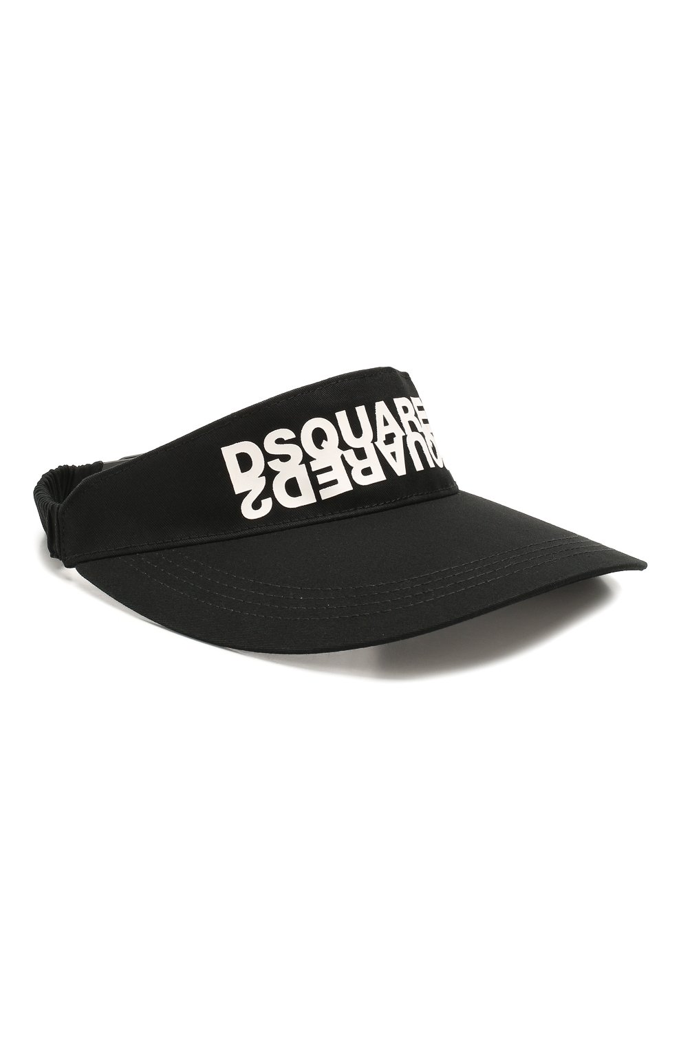 Женский козырек DSQUARED2 черного цвета, арт. HAM0024 05C00001 | Фото 1
