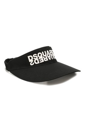 Женский козырек DSQUARED2 черного цвета по цене 8445 руб., арт. HAM0024 05C00001 | Фото 1 Женский козырек DSQUARED2 черного цвета, арт. HAM0024 05C00001 | Фото 1
