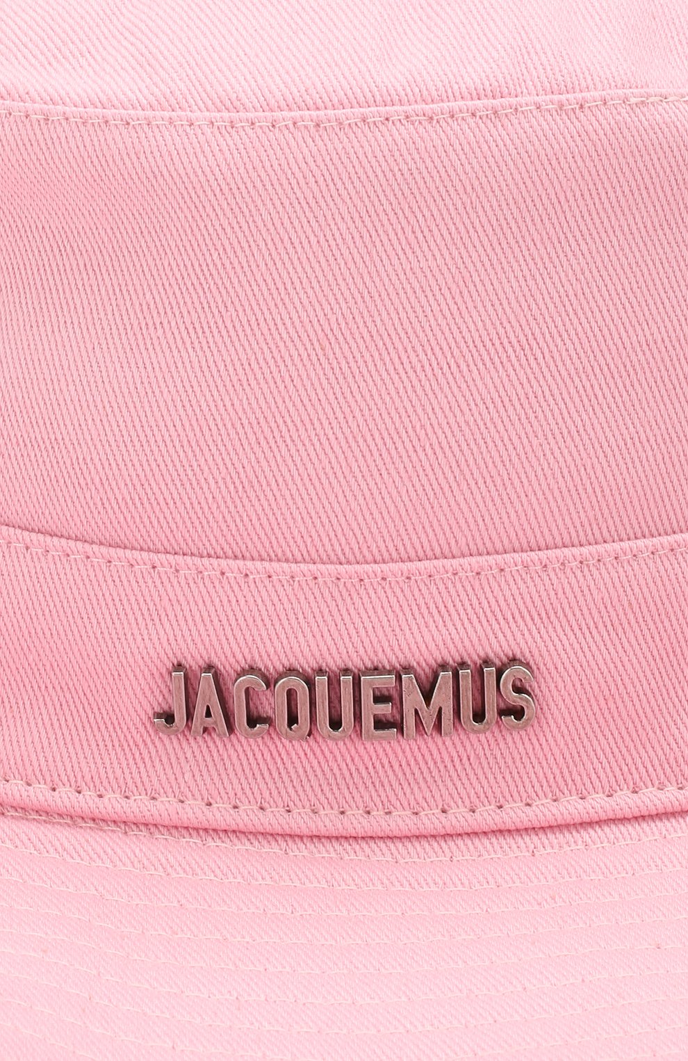 Женская хлопковая панама JACQUEMUS розового цвета по цене 9280 руб., арт. 201AC03/73400 | Фото 3 Женская хлопковая панама JACQUEMUS розового цвета, арт. 201AC03/73400 | Фото 3
