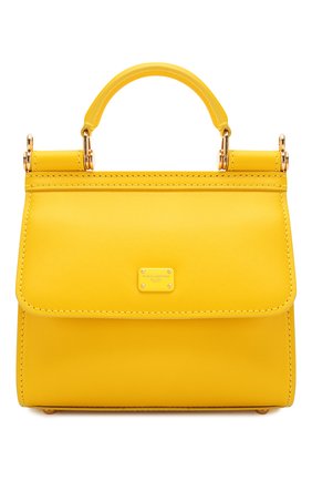 Женская сумка sicily 58 mini DOLCE & GABBANA желтого цвета по цене 120000 руб., арт. BB6846/AV385 | Фото 1 Женская сумка sicily 58 mini DOLCE & GABBANA желтого цвета, арт. BB6846/AV385 | Фото 1