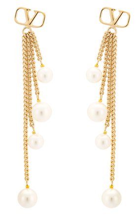 Женские серьги valentino garavani VALENTINO золотого цвета по цене 34100 руб., арт. TW0J0F33/UXM | Фото 1 Женские серьги valentino garavani VALENTINO золотого цвета, арт. TW0J0F33/UXM | Фото 1