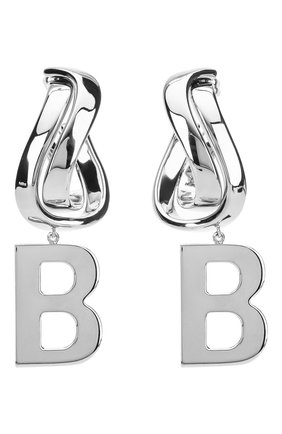 Женские серьги twirl BALENCIAGA серебряного цвета по цене 43500 руб., арт. 599704/TZ99S | Фото 1 Женские серьги twirl BALENCIAGA серебряного цвета, арт. 599704/TZ99S | Фото 1