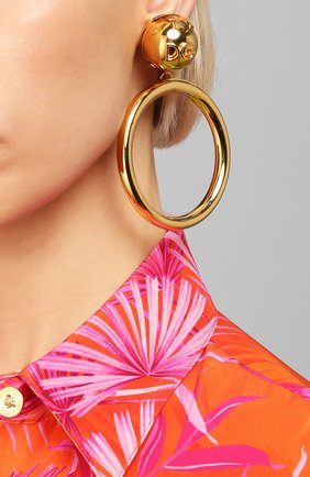 Женские клипсы DOLCE & GABBANA золотого цвета по цене 52600 руб., арт. WEM4C6/W1111 | Фото 2 Женские клипсы DOLCE & GABBANA золотого цвета, арт. WEM4C6/W1111 | Фото 2