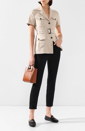 Женские кожаные мокасины TOD’S черного цвета по цене 34950 руб., арт. XXW00G0CY765J1 | Фото 2 Женские кожаные мокасины TOD’S черного цвета, арт. XXW00G0CY765J1 | Фото 2