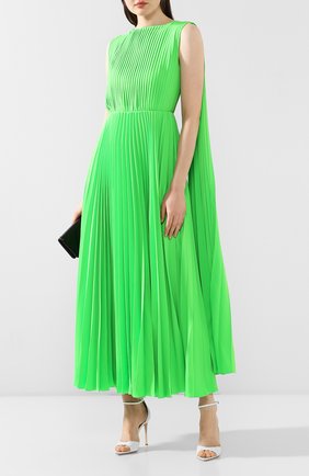 Женское платье-макси VALENTINO зеленого цвета по цене 310000 руб., арт. TB0VARD15HE | Фото 2 Женское платье-макси VALENTINO зеленого цвета, арт. TB0VARD15HE | Фото 2