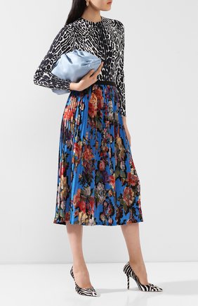 Женская юбка-миди DRIES VAN NOTEN синего цвета по цене 58100 руб., арт. 201-10812-9010 | Фото 2 Женская юбка-миди DRIES VAN NOTEN синего цвета, арт. 201-10812-9010 | Фото 2