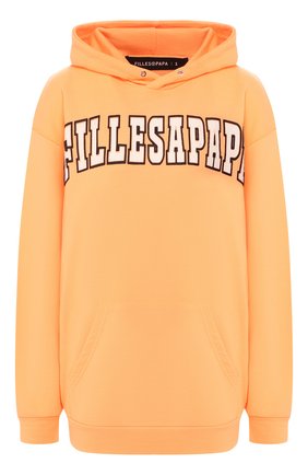 Женская хлопковое худи FILLES A PAPA оранжевого цвета по цене 14350 руб., арт. C0LLEGE FLEECE/NE0N | Фото 1 Женская хлопковое худи FILLES A PAPA оранжевого цвета, арт. C0LLEGE FLEECE/NE0N | Фото 1