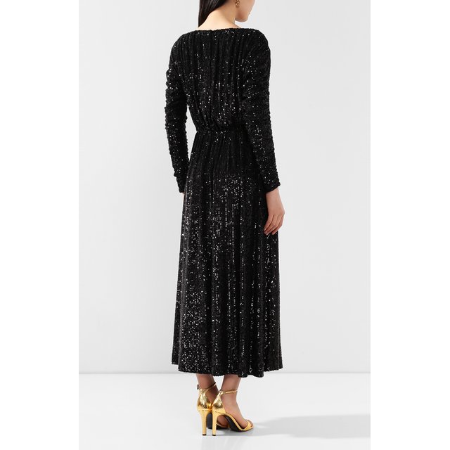 Платье с пайетками Yves Saint Laurent 11006090