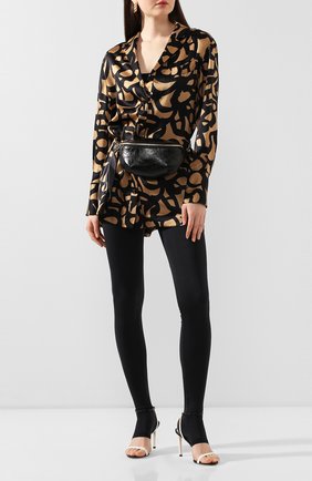 Женские леггинсы BALMAIN черного цвета по цене 41450 руб., арт. TF05355/X372 | Фото 2 Женские леггинсы BALMAIN черного цвета, арт. TF05355/X372 | Фото 2