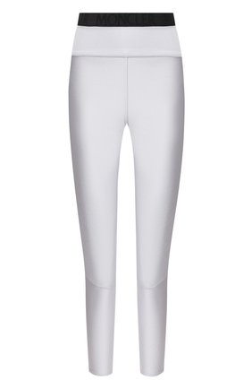Женские леггинсы MONCLER серебряного цвета по цене 31400 руб., арт. F1-093-8H705-40-C8032 | Фото 1 Женские леггинсы MONCLER серебряного цвета, арт. F1-093-8H705-40-C8032 | Фото 1