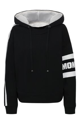 Женская хлопковое худи MONCLER черного цвета по цене 45300 руб., арт. F1-093-8G709-00-V8105 | Фото 1 Женская хлопковое худи MONCLER черного цвета, арт. F1-093-8G709-00-V8105 | Фото 1