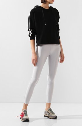 Женская хлопковое худи MONCLER черного цвета по цене 45300 руб., арт. F1-093-8G709-00-V8105 | Фото 2 Женская хлопковое худи MONCLER черного цвета, арт. F1-093-8G709-00-V8105 | Фото 2