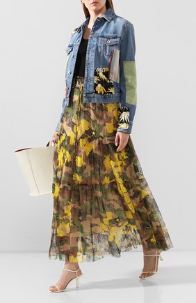 Женская юбка-макси ERMANNO ERMANNO SCERVINO желтого цвета по цене 54700 руб., арт. 46T GN29 STC | Фото 2 Женская юбка-макси ERMANNO ERMANNO SCERVINO желтого цвета, арт. 46T GN29 STC | Фото 2
