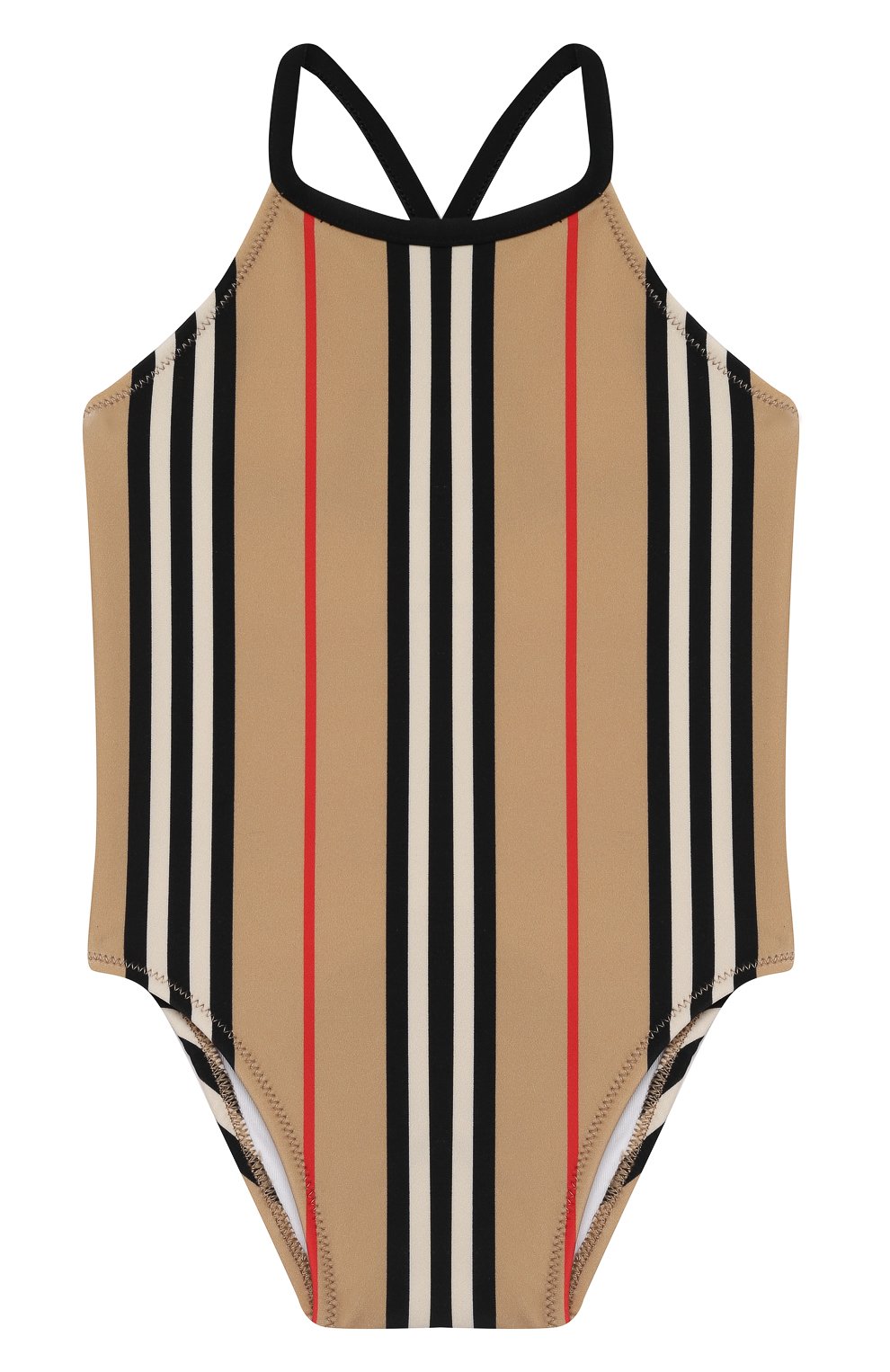 Детского слитный купальник BURBERRY бежевого цвета, арт. 8026376 | Фото 1 (Кросс-КТ НВ: Купальники; Региональные ограничения белый список (Axapta Mercury): RU; Ростовка одежда: 24 мес | 92 см)