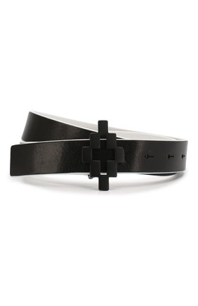 Детский кожаный ремень MARCELO BURLON KIDS OF MILAN черного цвета по цене 8885 руб., арт. 20E/B/MB/9305/0600 | Фото 1 Детский кожаный ремень MARCELO BURLON KIDS OF MILAN черного цвета, арт. 20E/B/MB/9305/0600 | Фото 1