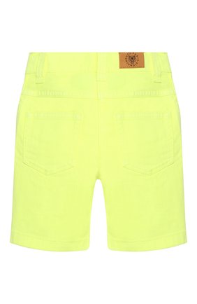 Детские джинсовые шорты KENZO зеленого цвета по цене 8840 руб., арт. KQ25548 | Фото 2 Детские джинсовые шорты KENZO зеленого цвета, арт. KQ25548 | Фото 2