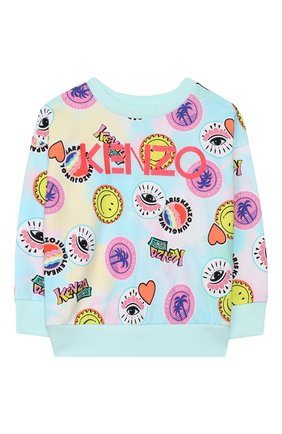 Детский хлопковый свитшот KENZO разноцветного цвета по цене 12500 руб., арт. KQ15008 | Фото 1 Детский хлопковый свитшот KENZO разноцветного цвета, арт. KQ15008 | Фото 1