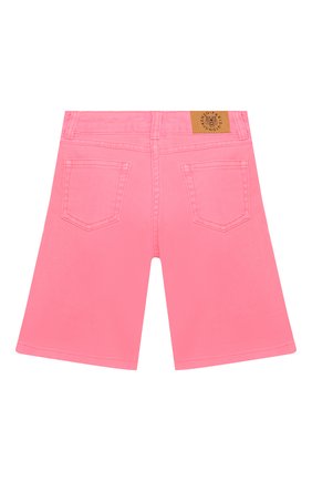 Детские джинсовые шорты KENZO розового цвета по цене 7780 руб., арт. KQ26008 | Фото 2 Детские джинсовые шорты KENZO розового цвета, арт. KQ26008 | Фото 2
