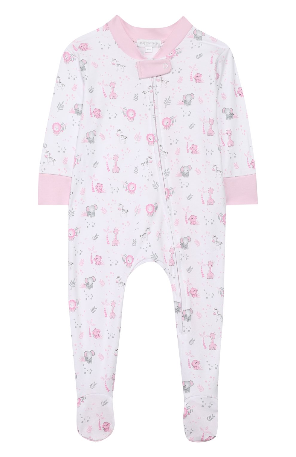 Детский хлопковый комбинезон MAGNOLIA BABY розового цвета, арт. 649-428P-PK | Фото 1