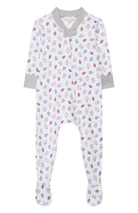 Детский хлопковый комбинезон MAGNOLIA BABY голубого цвета по цене 3490 руб., арт. 896-428P-LB | Фото 1 Детский хлопковый комбинезон MAGNOLIA BABY голубого цвета, арт. 896-428P-LB | Фото 1