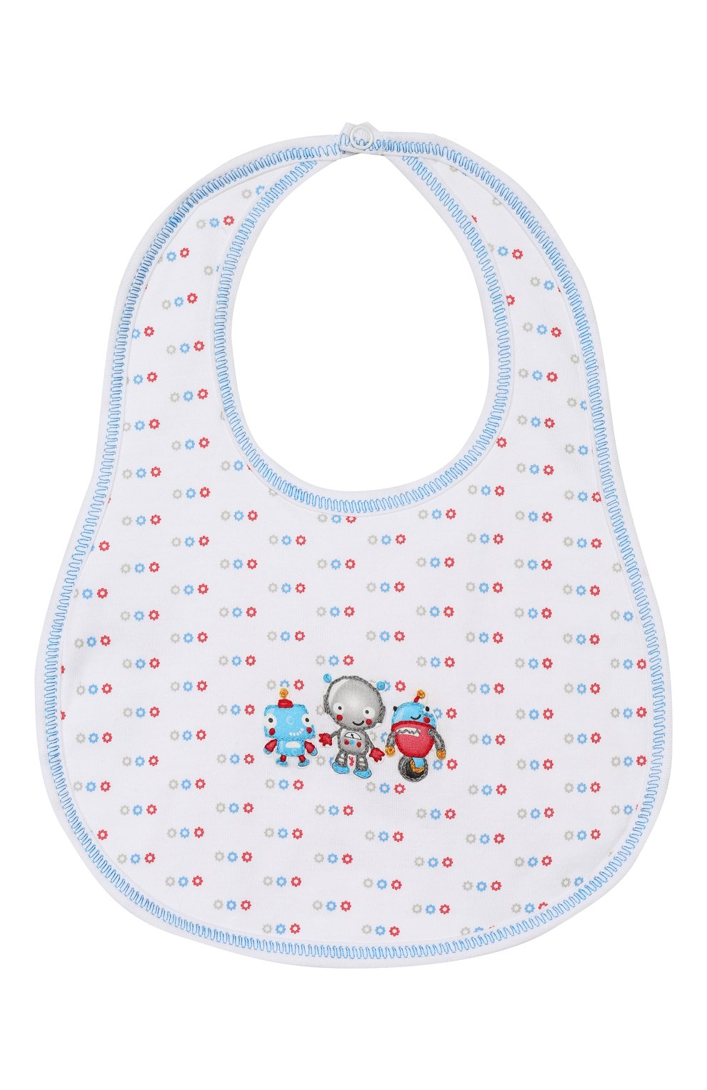 Детский нагрудник MAGNOLIA BABY голубого цвета, арт. 896-51-LB | Фото 1 (Материал: Текстиль, Хлопок)