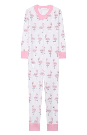 Детская хлопковая пижама MAGNOLIA BABY розового цвета, арт. 891-ZP-PK. | Фото 1 (Материал внешний: Хлопок; Рукава: Длинные; Девочки Кросс-КТ: Пижама)