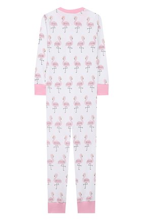 Детская хлопковая пижама MAGNOLIA BABY розового цвета, арт. 891-ZP-PK. | Фото 2 (Материал внешний: Хлопок; Рукава: Длинные; Девочки Кросс-КТ: Пижама)