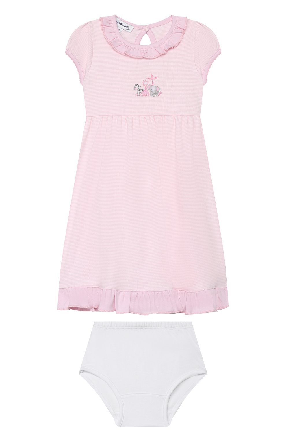 Женская комплект из сорочки и шорт MAGNOLIA BABY розового цвета, арт. 649-646-PK | Фото 1