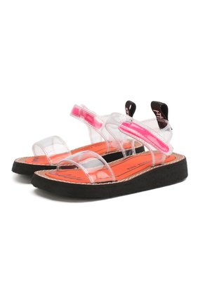 Детские босоножки PIED ROUGIA PARIS прозрачного цвета по цене 5415 руб., арт. IZY BEACH PVC/IZS2001P01/27 | Фото 1 Детские босоножки PIED ROUGIA PARIS прозрачного цвета, арт. IZY BEACH PVC/IZS2001P01/27 | Фото 1