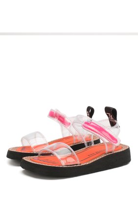 Детские босоножки PIED ROUGIA PARIS прозрачного цвета по цене 7995 руб., арт. IZY BEACH PVC/IZS2001P01/28-31 | Фото 1 Детские босоножки PIED ROUGIA PARIS прозрачного цвета, арт. IZY BEACH PVC/IZS2001P01/28-31 | Фото 1 (Материал внешний: Резина, Пластик; Материал внутренний: Текстиль)