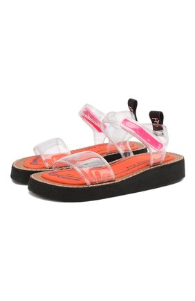 Детские босоножки PIED ROUGIA PARIS прозрачного цвета по цене 5995 руб., арт. IZY BEACH PVC/IZS2001P01/32-34 | Фото 1 Детские босоножки PIED ROUGIA PARIS прозрачного цвета, арт. IZY BEACH PVC/IZS2001P01/32-34 | Фото 1