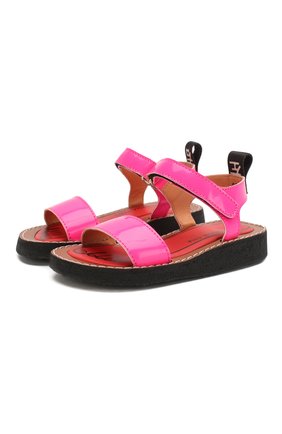 Детские босоножки PIED ROUGIA PARIS фуксия цвета по цене 5755 руб., арт. IZY LEATHER/IZS2001F03/27 | Фото 1 Детские босоножки PIED ROUGIA PARIS фуксия цвета, арт. IZY LEATHER/IZS2001F03/27 | Фото 1