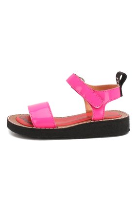 Детские босоножки PIED ROUGIA PARIS фуксия цвета по цене 5755 руб., арт. IZY LEATHER/IZS2001F03/27 | Фото 2 Детские босоножки PIED ROUGIA PARIS фуксия цвета, арт. IZY LEATHER/IZS2001F03/27 | Фото 2