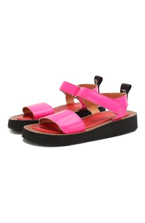 Детские босоножки PIED ROUGIA PARIS фуксия цвета по цене 6430 руб., арт. IZY LEATHER/IZS2001F03/32-34 | Фото 1 Детские босоножки PIED ROUGIA PARIS фуксия цвета, арт. IZY LEATHER/IZS2001F03/32-34 | Фото 1