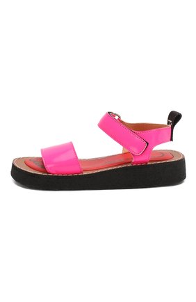 Детские босоножки PIED ROUGIA PARIS фуксия цвета по цене 6430 руб., арт. IZY LEATHER/IZS2001F03/32-34 | Фото 2 Детские босоножки PIED ROUGIA PARIS фуксия цвета, арт. IZY LEATHER/IZS2001F03/32-34 | Фото 2