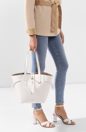 Женская сумка-тоут net medium FURLA белого цвета по цене 34500 руб., арт. BZT0/HSF | Фото 2 Женская сумка-тоут net medium FURLA белого цвета, арт. BZT0/HSF | Фото 2