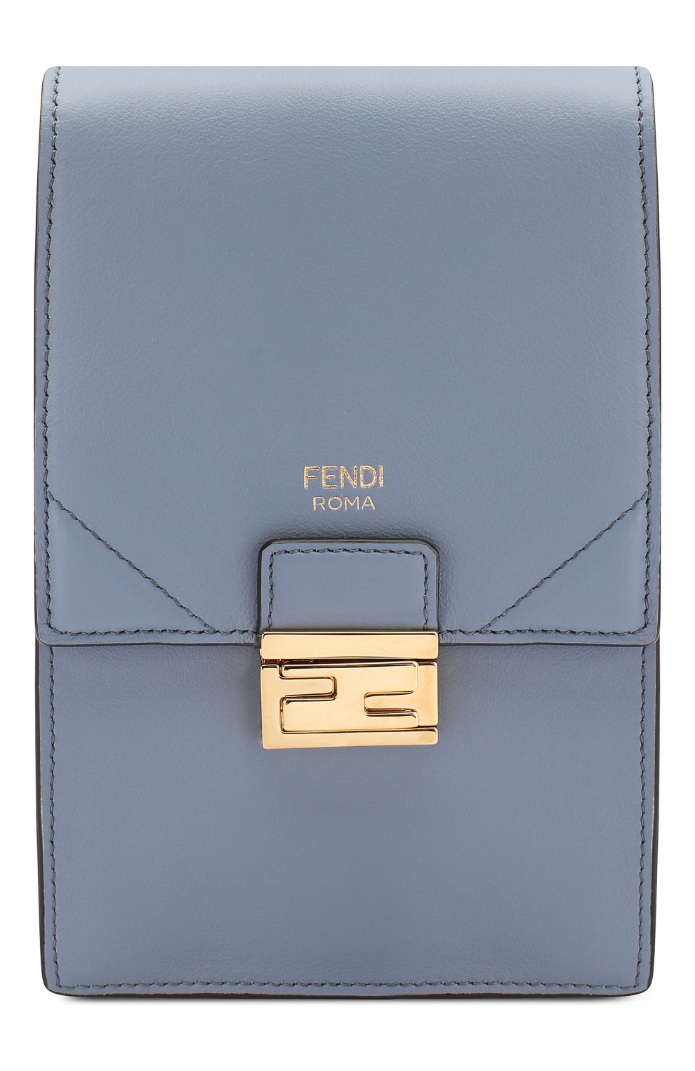 Женская сумка kan i mini FENDI голубого цвета, арт. 8M0436 A5DY | Фото 1