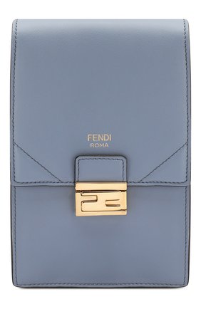 Женская сумка kan i mini FENDI голубого цвета по цене 89500 руб., арт. 8M0436 A5DY | Фото 1 Женская сумка kan i mini FENDI голубого цвета, арт. 8M0436 A5DY | Фото 1