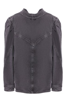 Женская джинсовая рубашка ISABEL MARANT темно-серого цвета по цене 35750 руб., арт. HT1746-20E010I/ESPERA | Фото 1 Женская джинсовая рубашка ISABEL MARANT темно-серого цвета, арт. HT1746-20E010I/ESPERA | Фото 1