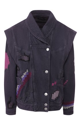 Женская джинсовая куртка ISABEL MARANT темно-серого цвета по цене 83200 руб., арт. VE1326-20E009I/ERIAL | Фото 1 Женская джинсовая куртка ISABEL MARANT темно-серого цвета, арт. VE1326-20E009I/ERIAL | Фото 1