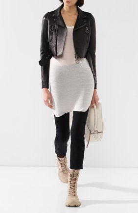 Женская майка ANN DEMEULEMEESTER светло-бежевого цвета по цене 22550 руб., арт. 2001-2400-P-230-005 | Фото 2 Женская майка ANN DEMEULEMEESTER светло-бежевого цвета, арт. 2001-2400-P-230-005 | Фото 2