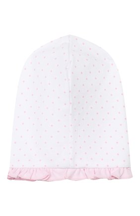 Детского хлопковая шапка MAGNOLIA BABY розового цвета, арт. 755-60-PK | Фото 2 (Материал: Текстиль, Хлопок; Кросс-КТ НВ: Шапочки-аксессуары)